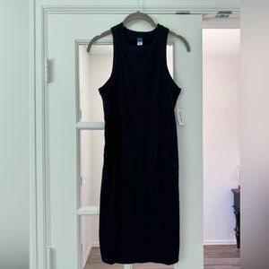 NWT, Old Navy black ribbed tank dress